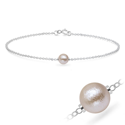 Cotton Pearl Silver Bracelets BRS-518-CTP36